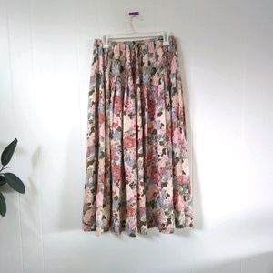 Vintage Marisa Christina Floral Skirt Size Large